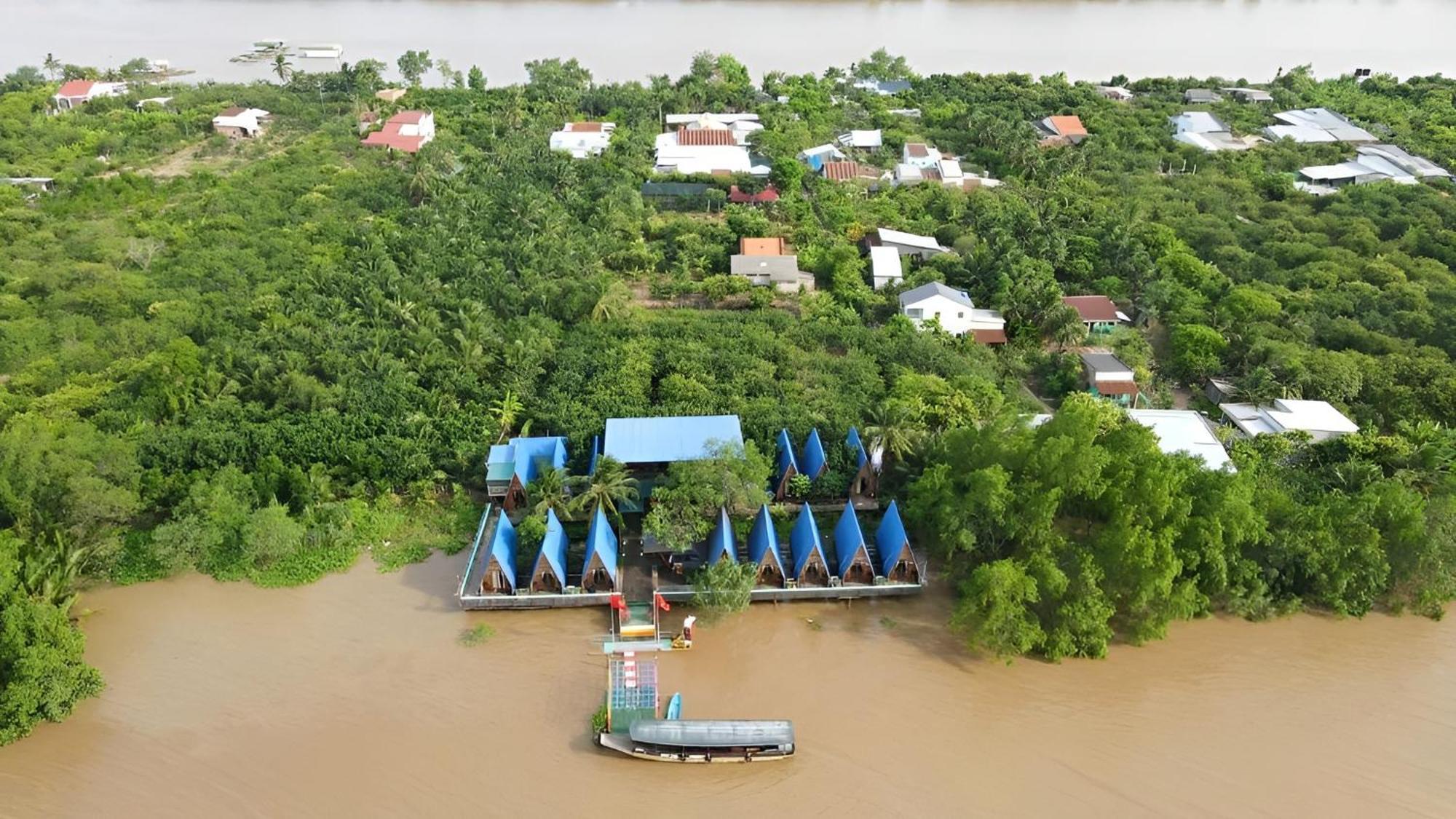 Con Phung Resort Mekong - Nature Escape With Free Boat Shuttle & Fishing Ben Tre Exterior foto